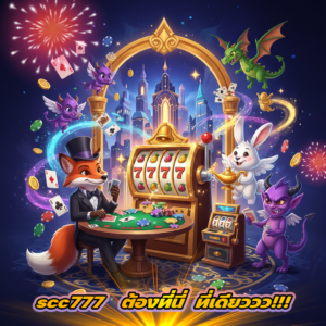 scc777 เว็บเดิมพันออนไลน์ครบวงจร สมัครง่าย เล่นได้ตลอด 24 ชั่วโมง